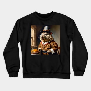 Thanksgiving Wombat! Crewneck Sweatshirt